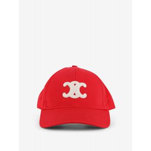 [CELINE] 라프리마 여성 모자 Triomphe 베이스볼 캡 2AUT6234X 27BR 브라이트 레드 /12