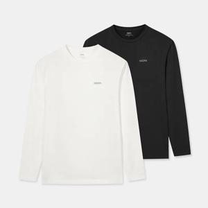 네파 남자 여성 가을 겨울 데일리 투팩 긴팔 라운드 티셔츠 7LE5300