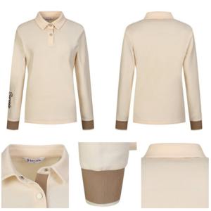 [벤제프][벤제프골프] 여성 소매로고프린트 카라티 BQ4MWTS501CM