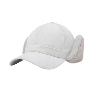 [세인트앤드류스]여성 퍼 워머 믹스 스웨이드 볼캡 821D4CP084