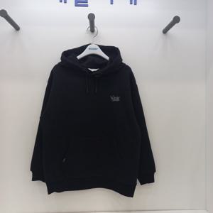 [에꼴리에]에꼴리에 스몰 레터링 에어쿠션 후드티(25D0733 BK)_C