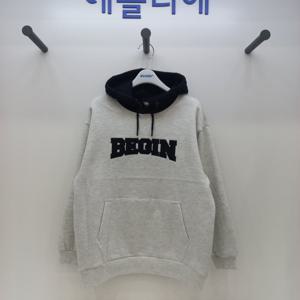 [에꼴리에]에꼴리에 아플리케 배색 후드티(25D0402  GY)_CJ