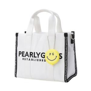 M 파리게이츠골프가방 NQC 521D1BG303_WH 여성 로고 캔버스 투웨이백 & 스마일 홀더