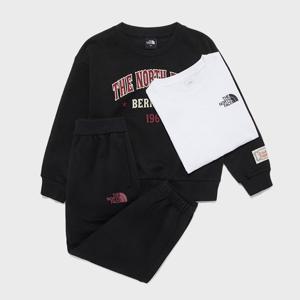 [노스페이스] (NFM_NM5MR57T_BLK_) 키즈 고 투 3PCS 세트 NM5MR57T_BLK