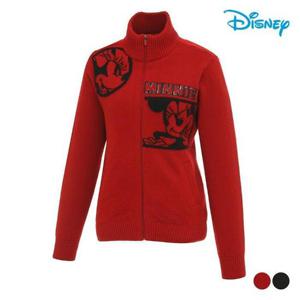 디즈니골프 세이브존07 여성 울 니트 집업 DO4LKG033