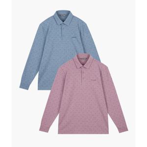 [크로커다일남성][크로커다일] 올오버 프린트 카라티 CDAA9TS340