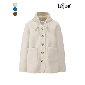 [르샵]니트 후드 탈부착 뽀글이 점퍼 (BPAJP002A)