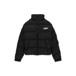 마틴 로즈 로고 자수 패딩 자켓 - 블랙  MRAW23731BLACK
