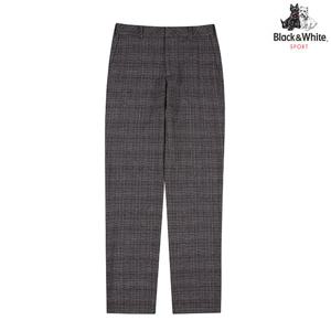 [블랙앤화이트] 남성 TR 글랜 체크 팬츠 5095GBWR_BROWN