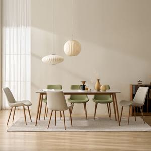 메사 글림 양면 통세라믹 6인용 식탁세트 1800(의자6)