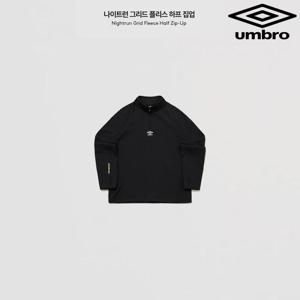 엄브로 나이트런 그리드 플리스 하프 집업 UQ321SFS91