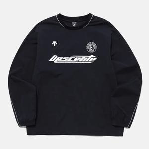 [데상트]데상트 스포티 우븐 맨투맨 SP223UWH41BLK0 긴팔티 스포