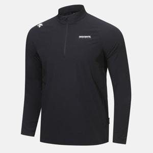 [데상트]데상트 반집업 긴팔 티셔츠 SP221TTL41BLK0 긴팔티 스포