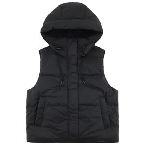 스노우피크 퍼피나 여성 후드 다운 베스트 S25WWFDV21BK