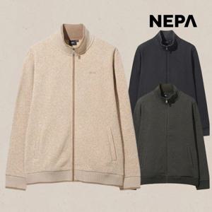 네파 남성 기모 스웨터 풀집 자켓 캐주얼 아웃도어 보온 7L76141