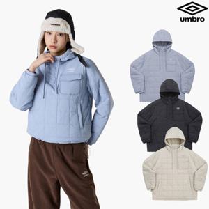 [엄브로] 멜로우 퀼티드 패딩 후드아노락 UQ423CWTO1