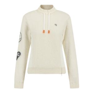 [파리게이츠] (521E4SR402)여성 스트링 넥 부클 긴팔 웜 니트