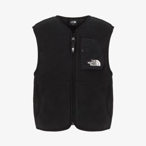 노스페이스 키즈 NV4FR50S 블랙 캠프아웃 플리스 베스트 조끼