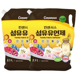 컨센서스 섬유유연제 2.1L x2 베이비로션(리필)