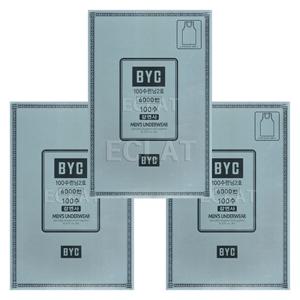 [BYC] 100수 남성 민소매 런닝 3종 세트 BYI6038