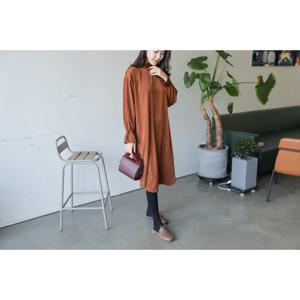 로베르 도트 프릴 롱 원피스