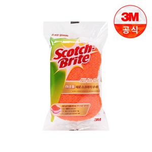 [3M]제로스크래치 올인원 아크릴수세미 1입(흠집방지용)