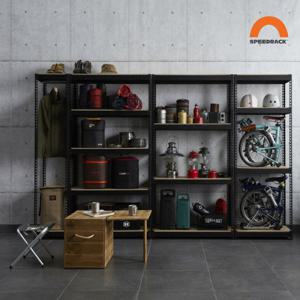 [스피드랙]1200x400x2100_3단 조립식 앵글 베란다 수납정리선반