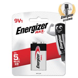 에너자이저 알카라인 맥스건전지 9V 1입