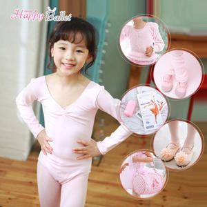 [해피발레]발레복/긴팔레오타드/발레용품/여아/아동/유아/6종셑