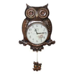 로맨틱 부엉이 벽시계
