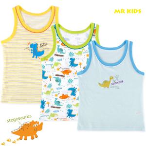 디노 순면 남아런닝 아동나시속옷 3종세트