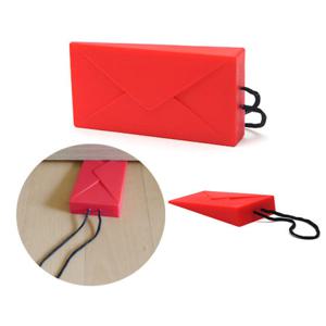 문닫힘방지 문고정대 편지모양 레드 도어스토퍼 안전문