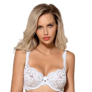 [로사]네비아 화이트 수입 레이스 홑겹브라렛 BCDEF컵 빅사이즈