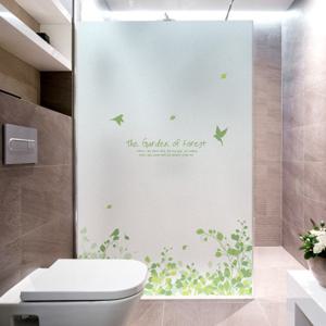 창문 시트지 칼라 안개시트지 숲속의정원02 M-H