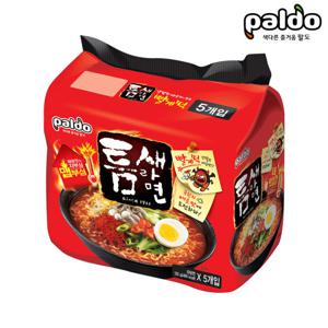 팔도 틈새라면 빨계떡 120g 5봉