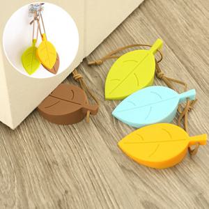 나뭇잎 도어 스토퍼 2P / 생활용품 인테리어 도어락 유아안전