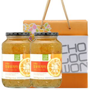 꿀유자차+꿀유자차1kg / 차선물세트 / 무료배송