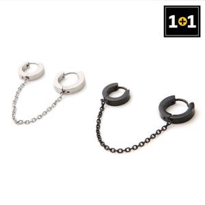[메리그린] 써지컬 피어싱 어나더 링 체인 하나+하나더