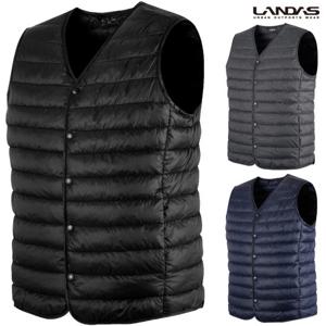 [랜더스]V넥 등산/레저 라이트 패딩 조끼 LD90W/아웃도어 베스트