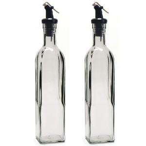 시노글라스 사각오일병 그레이 500ml 2개세트