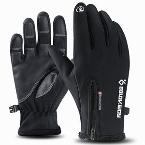 YF 스마트터치 겨울 방한장갑 가죽장갑 기능성 남성장갑 자전거