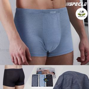 [냉장고섬유]슬럽 인견 남성드로즈팬티 남자사각 3종세트