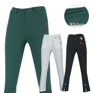 [페라어스]페라어스 여성 꽃자수 나팔스판골프바지 APYE8161M0