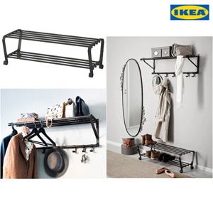 이케아 PORTIS 신발장 블랙 301.811.17