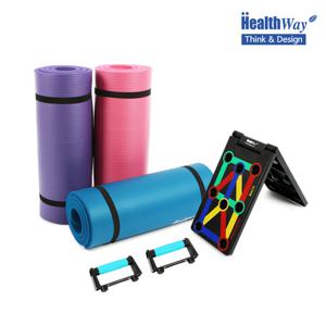 접이식팔굽혀펴기멀티푸쉬업바키트MP100+요가매트10mm