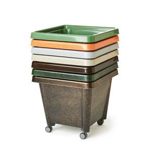 마이플랜트 대형 정사각분 관공서 주차금지 도로 화단 정원 장식 대형 플라스틱 화분