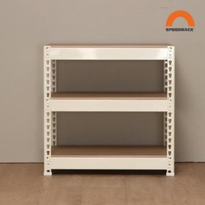 [스피드랙]800x400x1200_3단 베란다 수납 창고 팬트리 정리선반