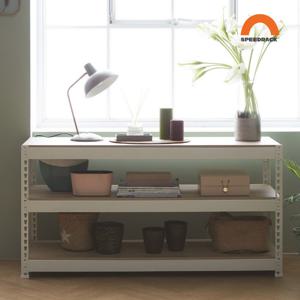 [스피드랙]1000x400x1200_3단 베란다 수납 창고 팬트리 정리선반