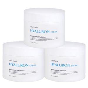 (3개)푸드어홀릭 울트라 훼이셜 히알루론 크림 100ml/수분크림 주름개선 촉촉 고보습