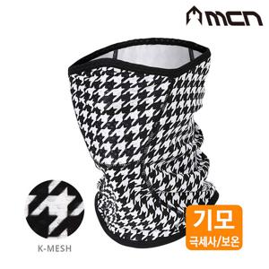 MCN K매쉬마스크 하운드체크 기모마스크 자전거마스크